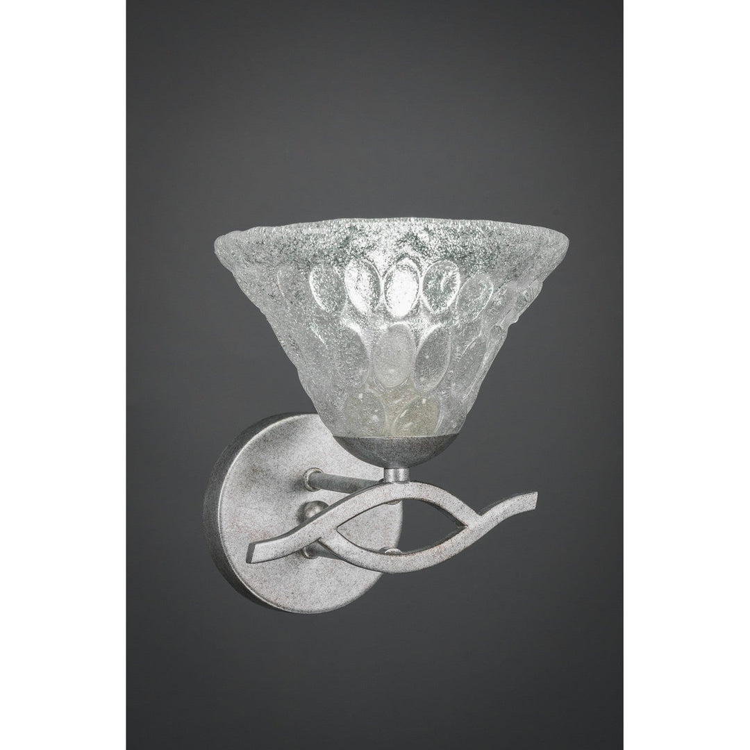 Toltec Revo 141-as-451 Wall Sconce Light - Aged Silver