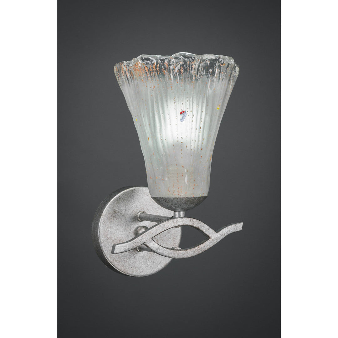 Toltec Revo 141-as-721 Wall Sconce Light - Aged Silver