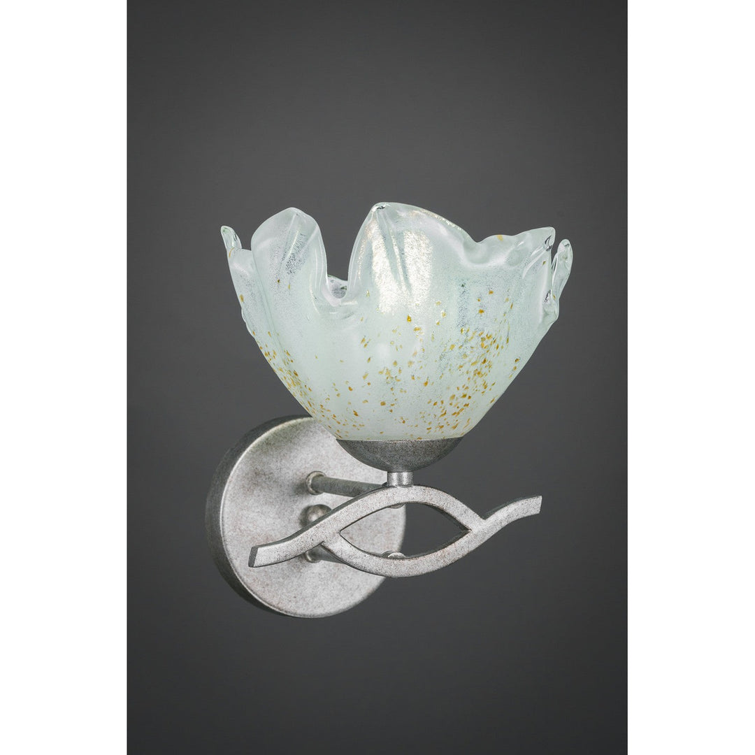 Toltec Revo 141-as-755 Wall Sconce Light - Aged Silver