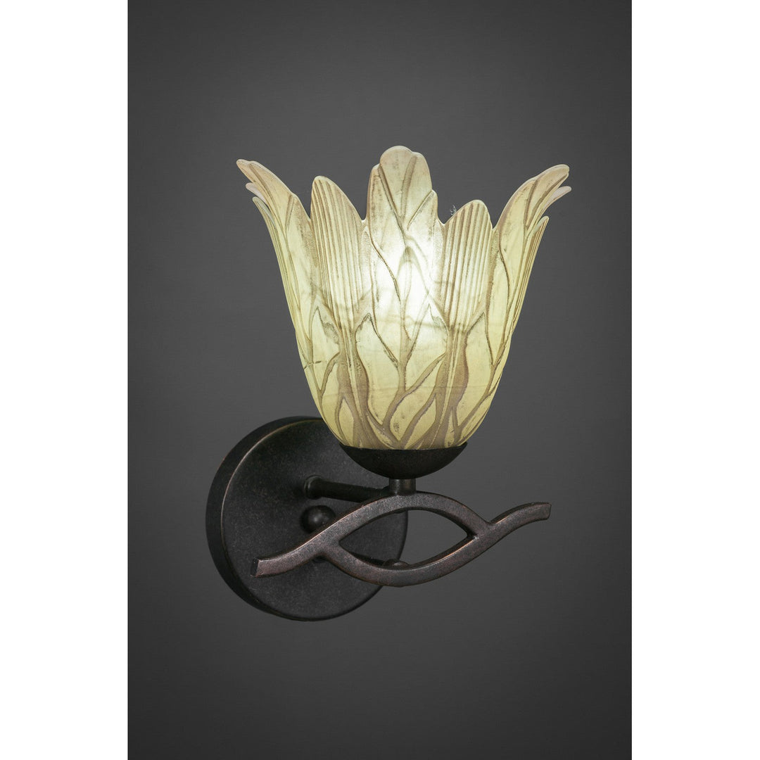 Toltec Revo 141-dg-1025 Wall Sconce Light - Dark Granite