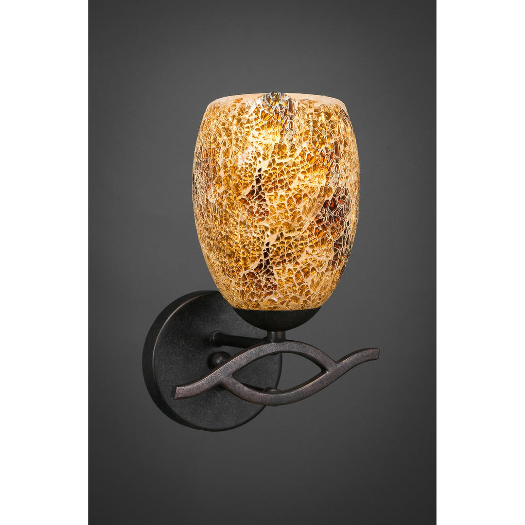 Toltec Revo 141-dg-4175 Wall Sconce Light - Dark Granite