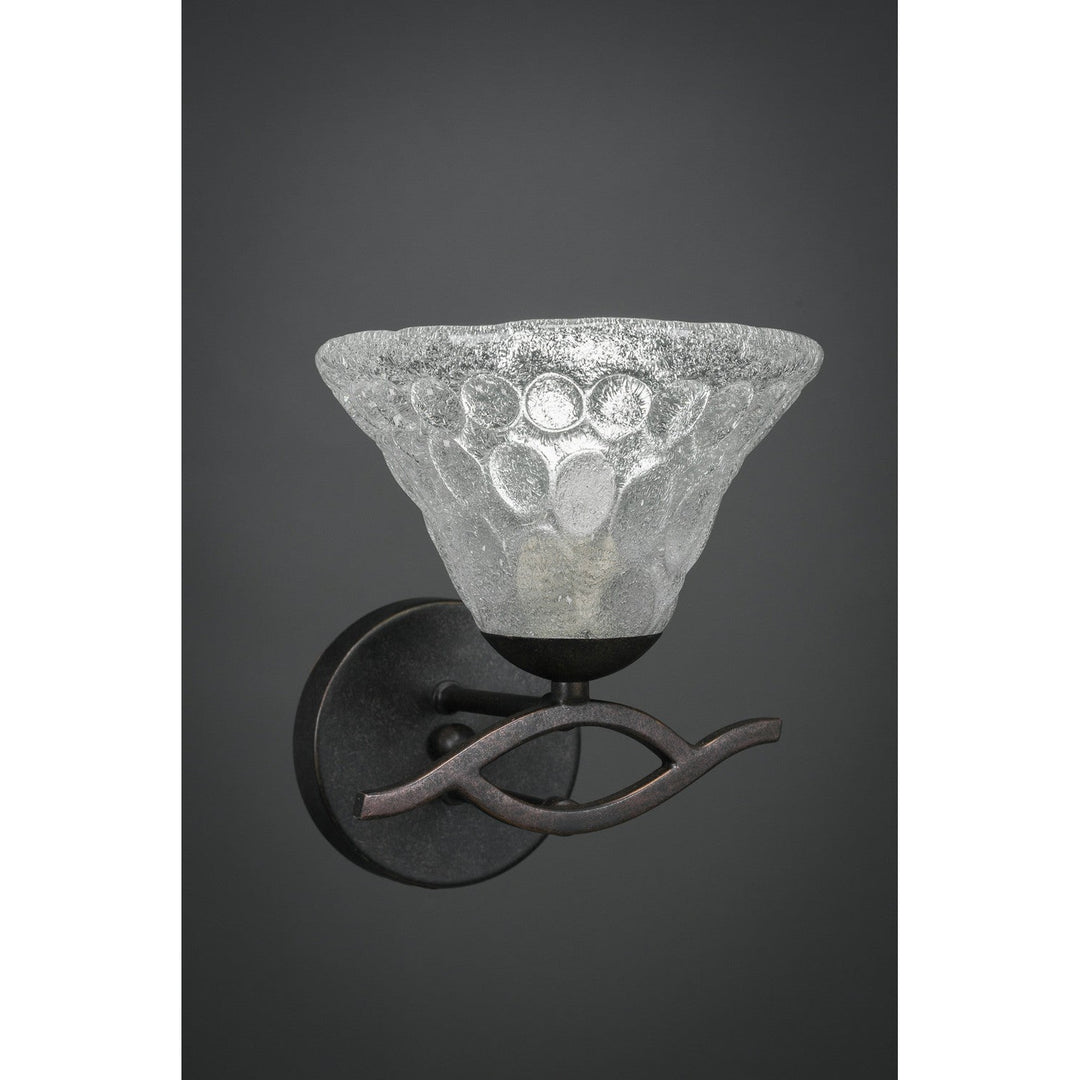 Toltec Revo 141-dg-451 Wall Sconce Light - Dark Granite