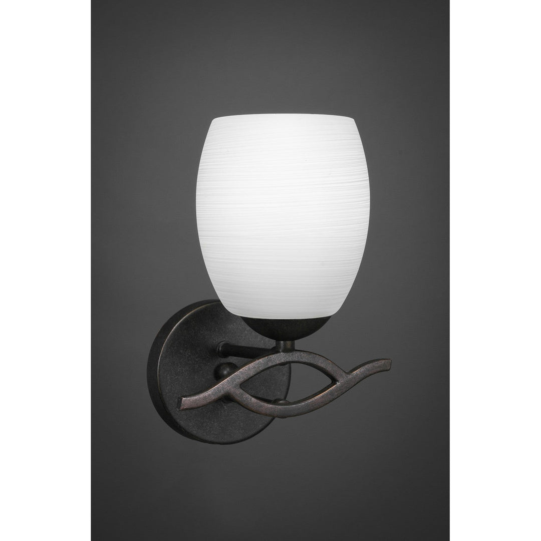 Toltec Revo 141-dg-615 Wall Sconce Light - Dark Granite