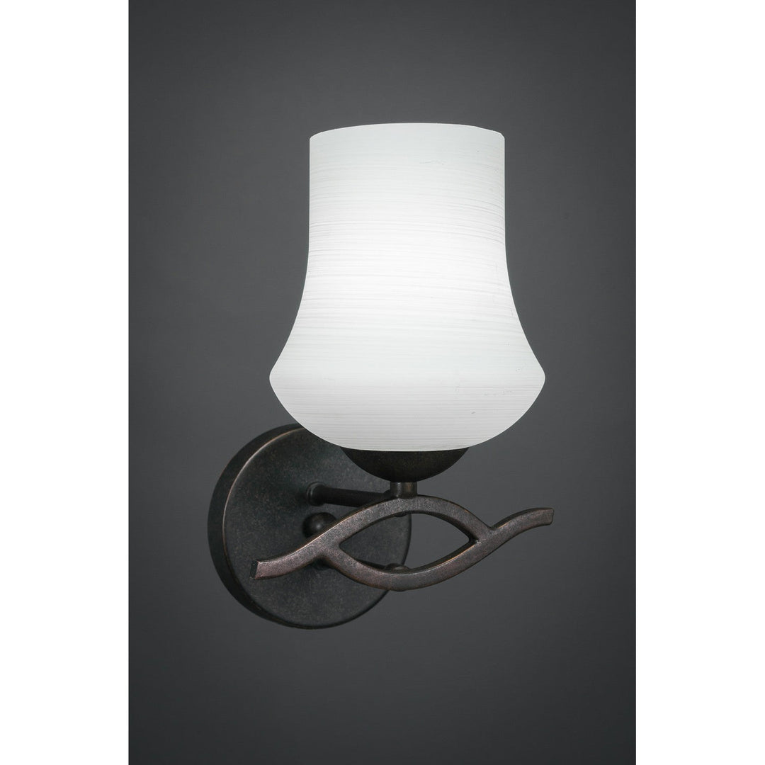 Toltec Revo 141-dg-681 Wall Sconce Light - Dark Granite