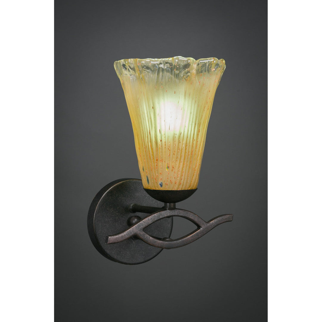 Toltec Revo 141-dg-720 Wall Sconce Light - Dark Granite