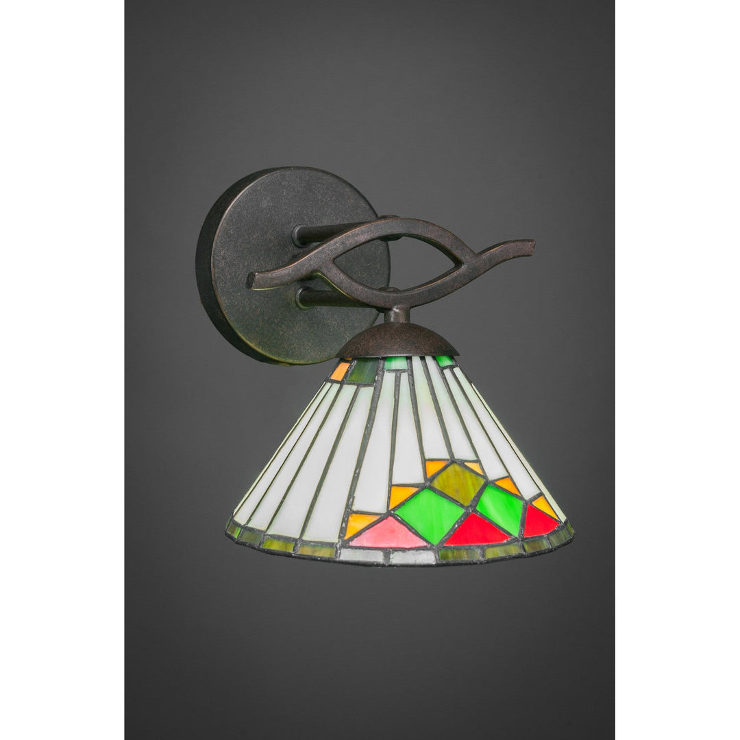 Toltec Revo 141-dg-9375 Wall Sconce Light - Dark Granite