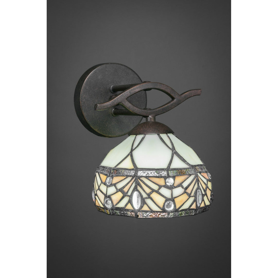 Toltec Revo 141-dg-9485 Wall Sconce Light - Dark Granite