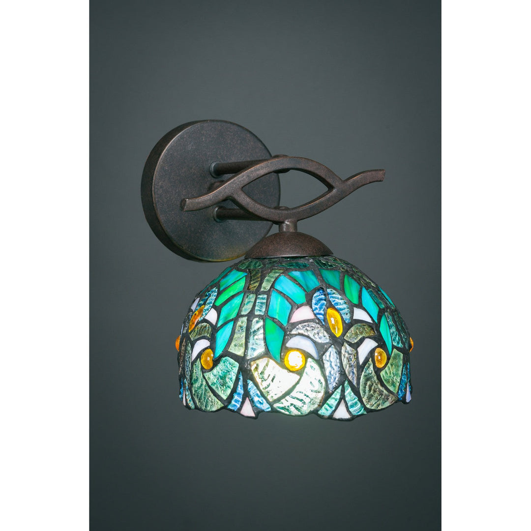 Toltec Revo 141-dg-9925 Wall Sconce Light - Dark Granite