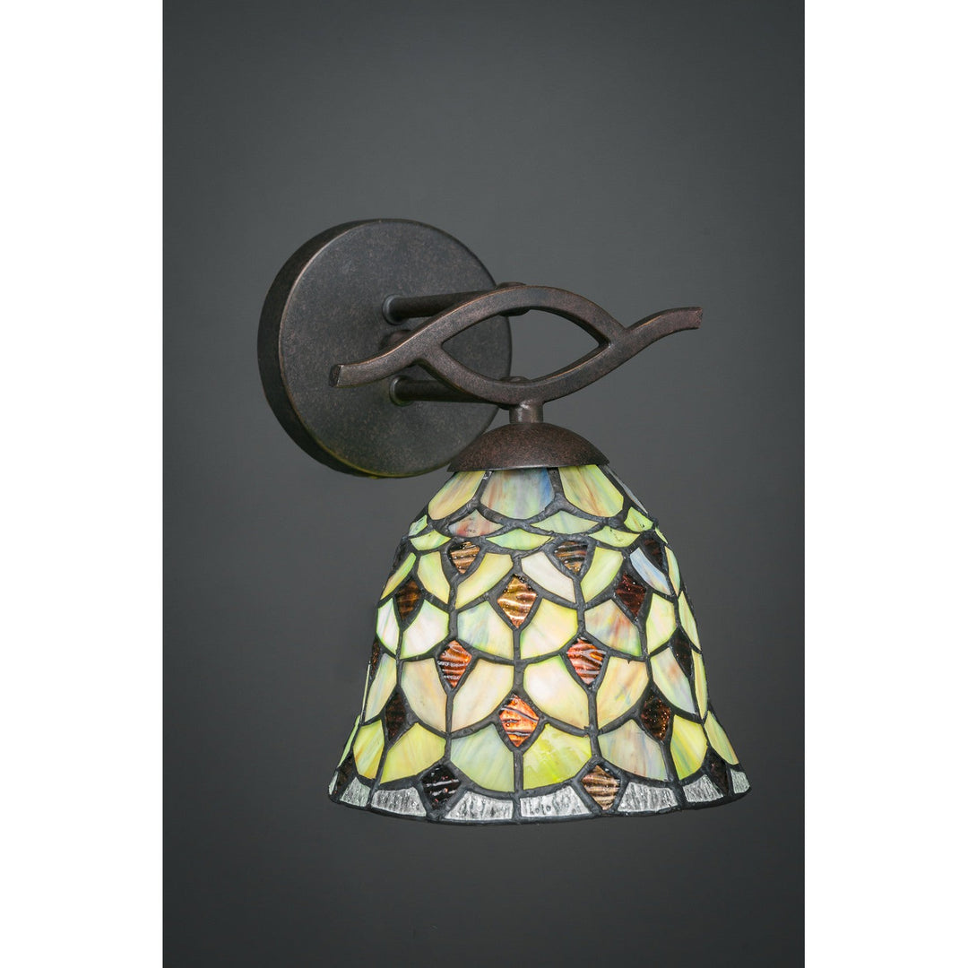 Toltec Revo 141-dg-9965 Wall Sconce Light - Dark Granite