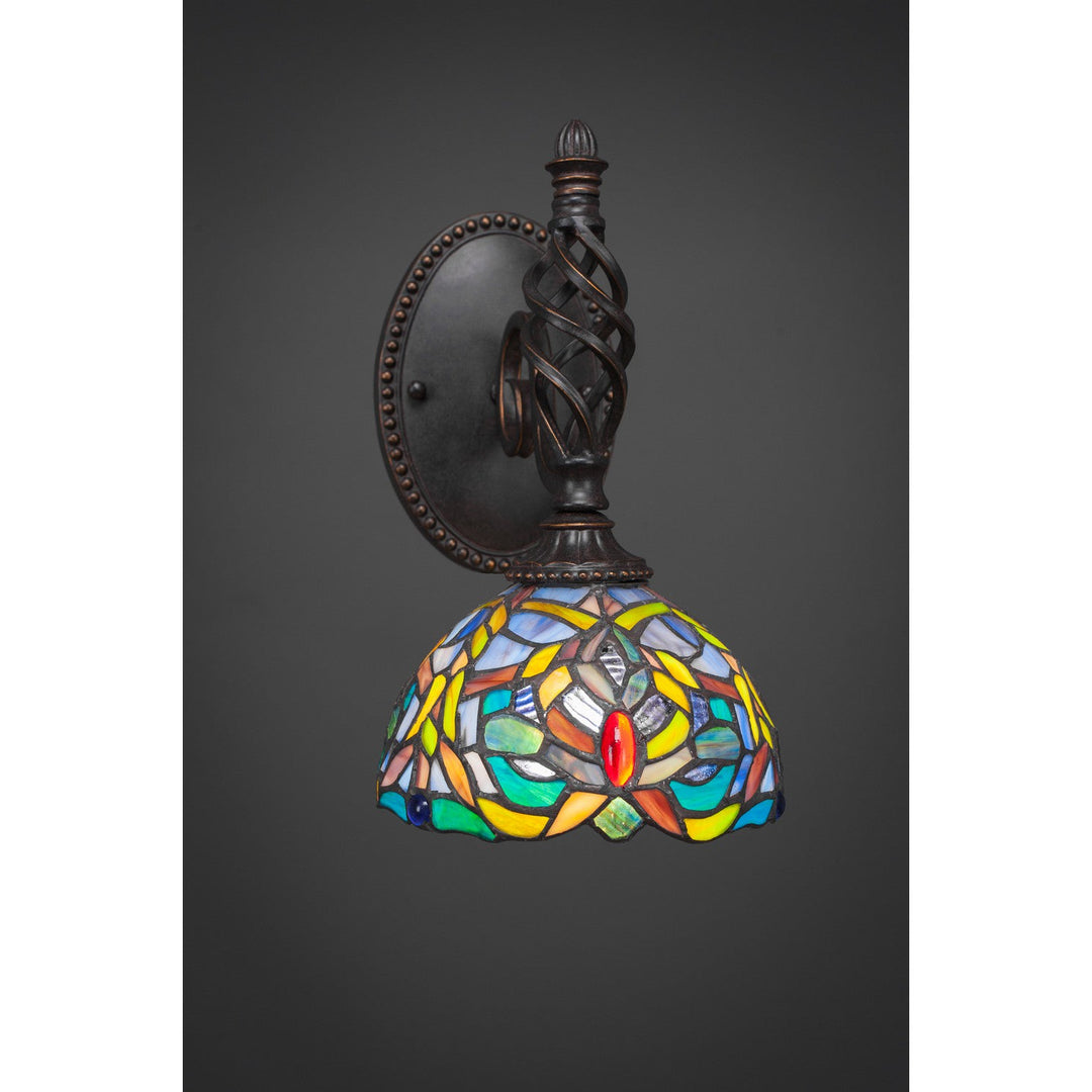 Toltec Eleganté 161-dg-9905 Wall Sconce Light - Dark Granite