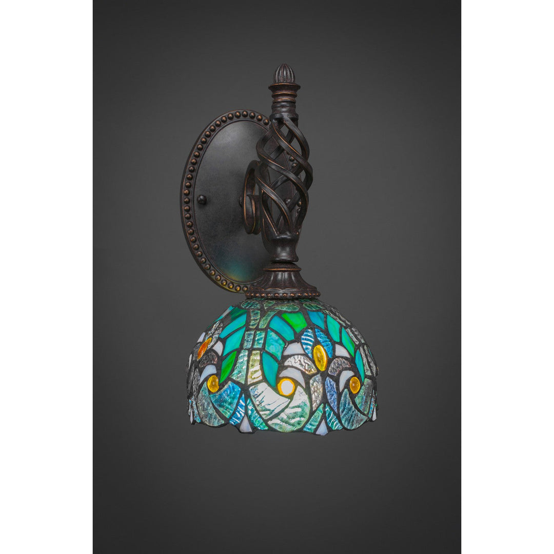 Toltec Eleganté 161-dg-9925 Wall Sconce Light - Dark Granite