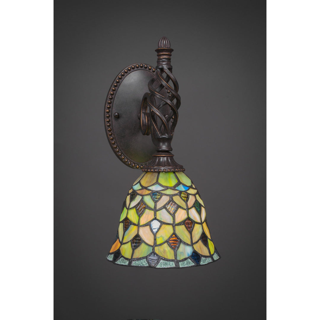 Toltec Eleganté 161-dg-9965 Wall Sconce Light - Dark Granite