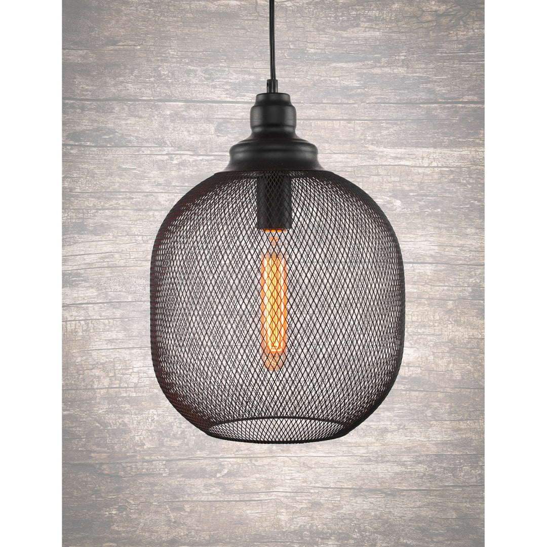 Toltec Plexus 1806-mb-at9s Pendant Light - Matte Black