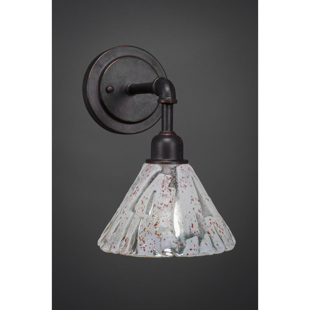 Toltec Vintage 181-dg-7195 Wall Sconce Light - Dark Granite