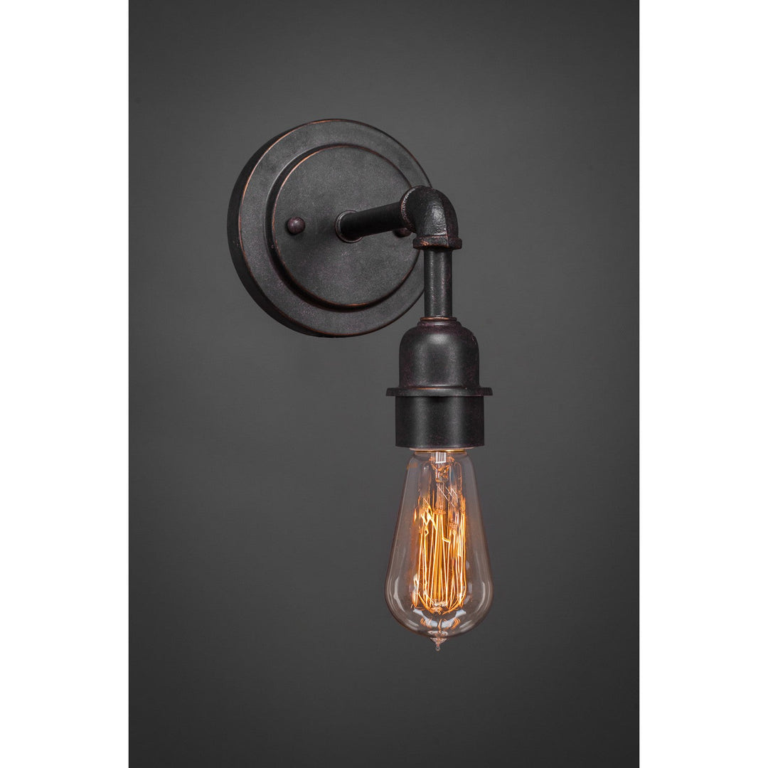 Toltec Vintage 181-dg-at18 Wall Sconce Light - Dark Granite