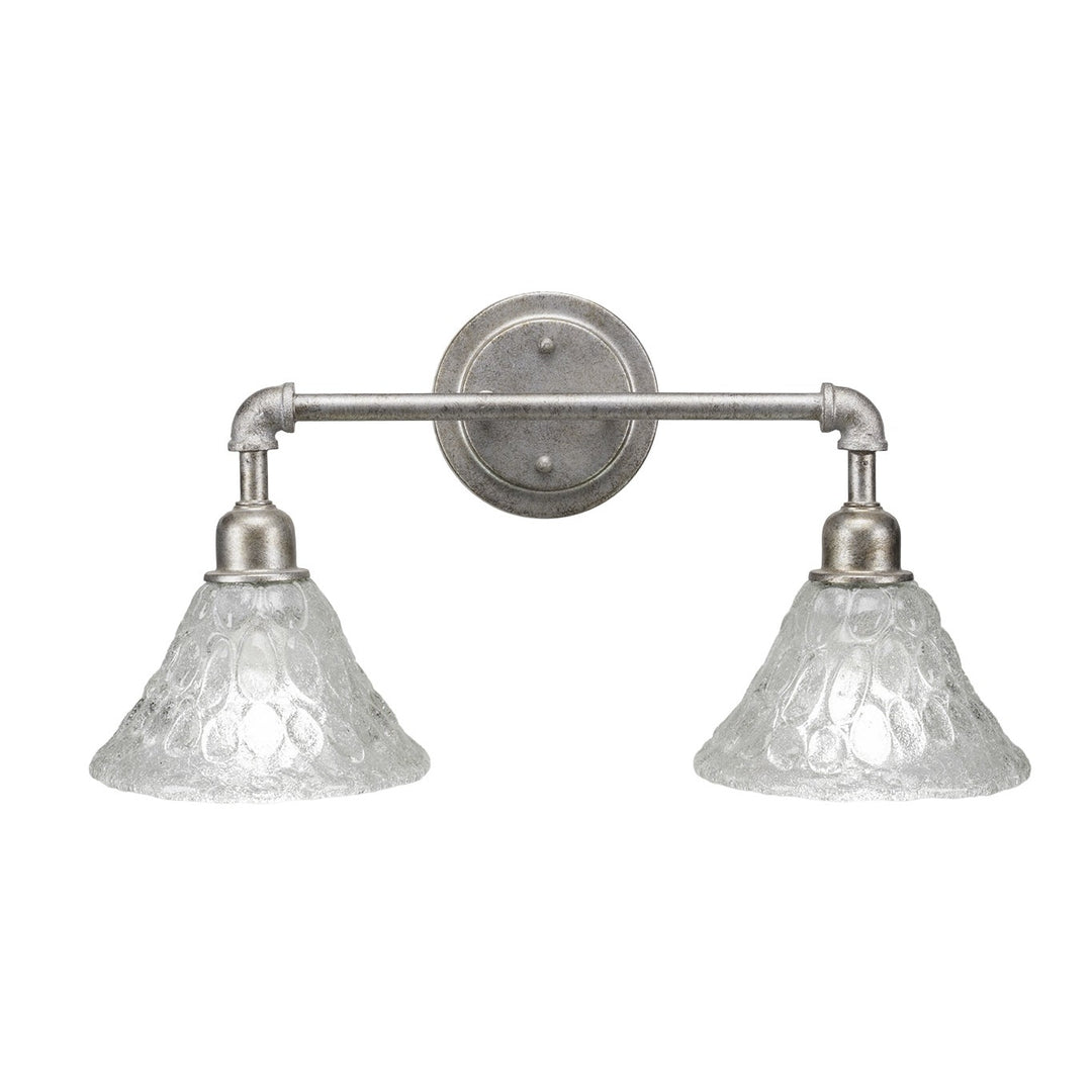 Toltec Vintage 182-as-451 Bath Vanity Light 20 in. wide - Aged Silver