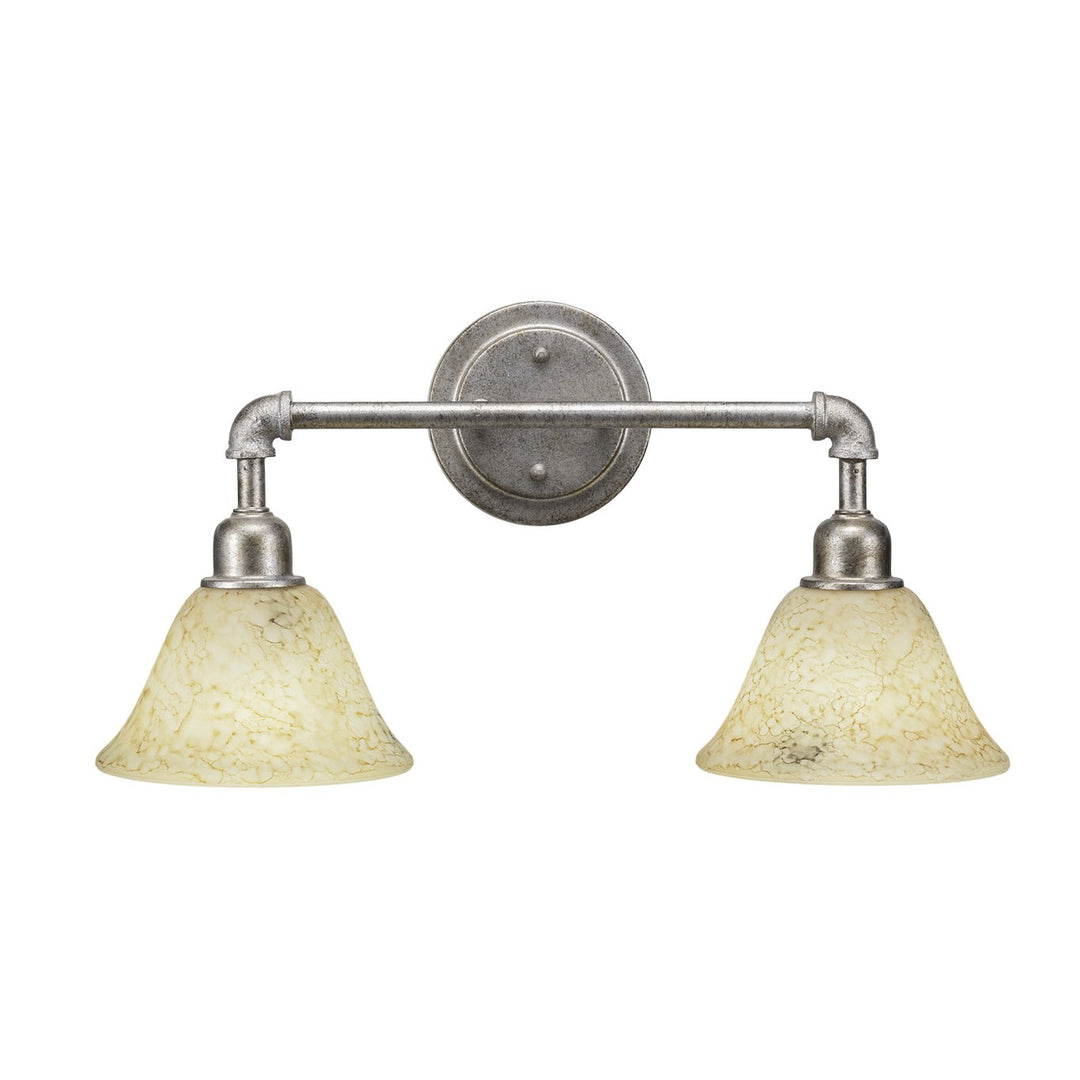 Toltec Vintage 182-as-508 Bath Vanity Light 20 in. wide - Aged Silver