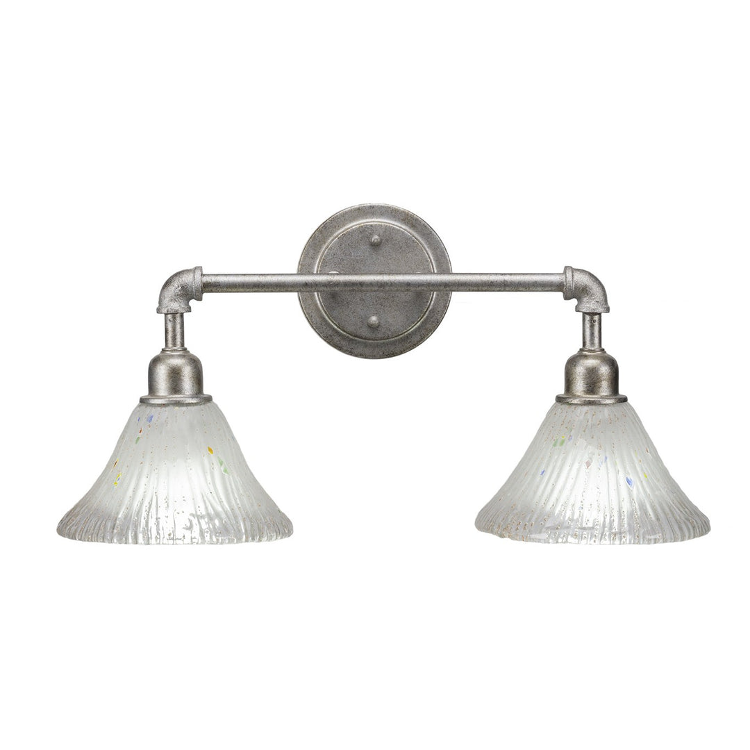 Toltec Vintage 182-as-751 Bath Vanity Light 20 in. wide - Aged Silver