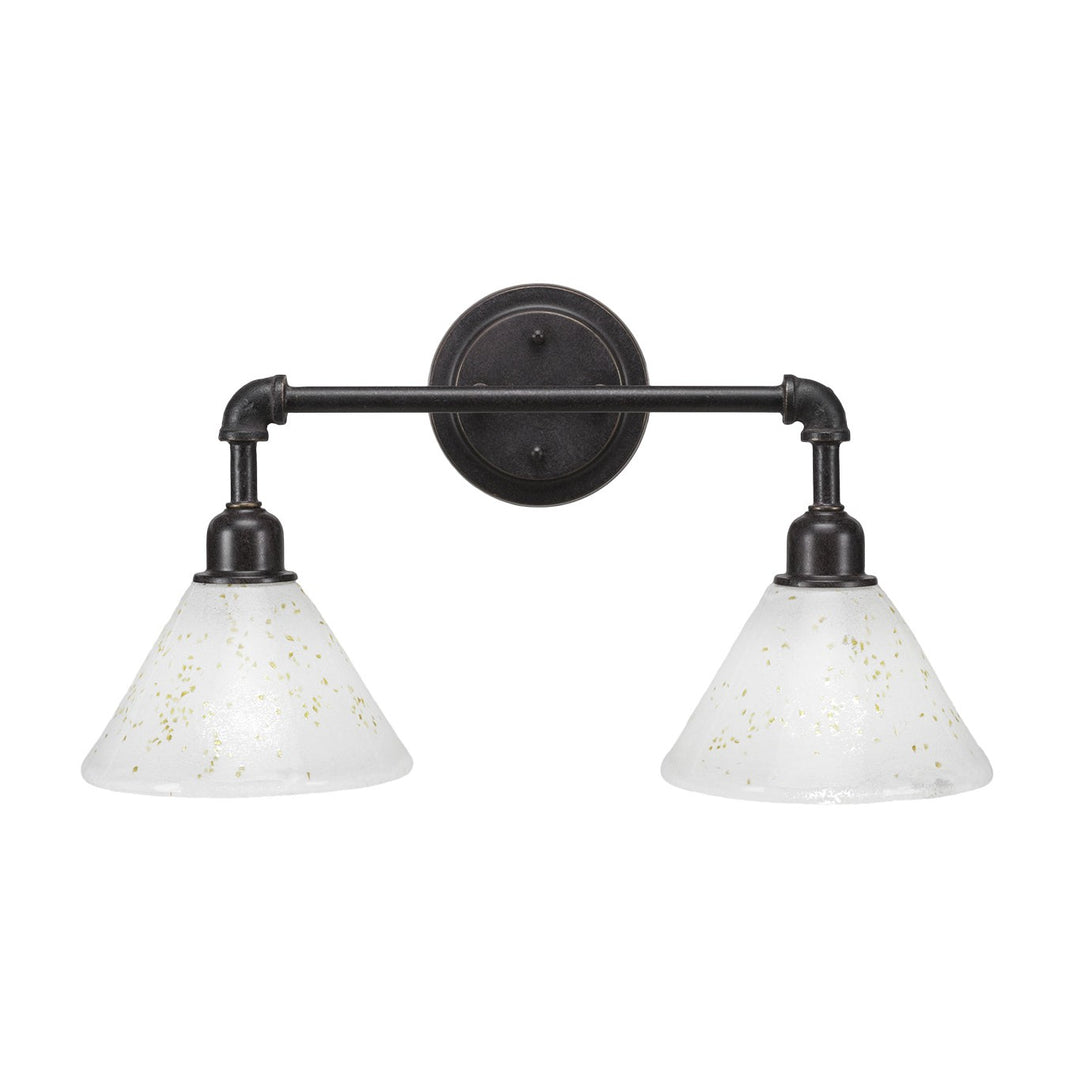 Toltec Vintage 182-dg-7145 Bath Vanity Light 20 in. wide - Dark Granite