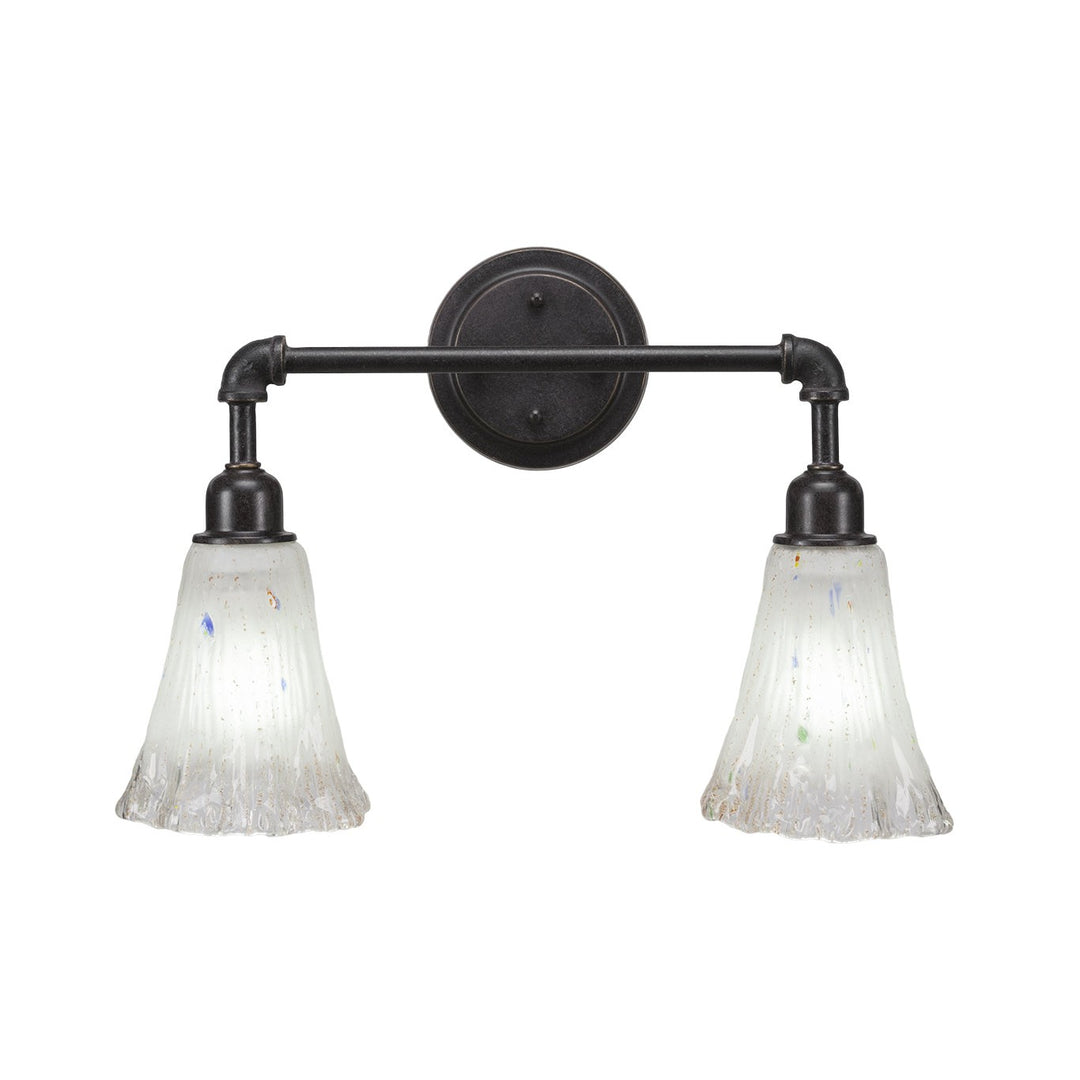 Toltec Vintage 182-dg-721 Bath Vanity Light 19 in. wide - Dark Granite