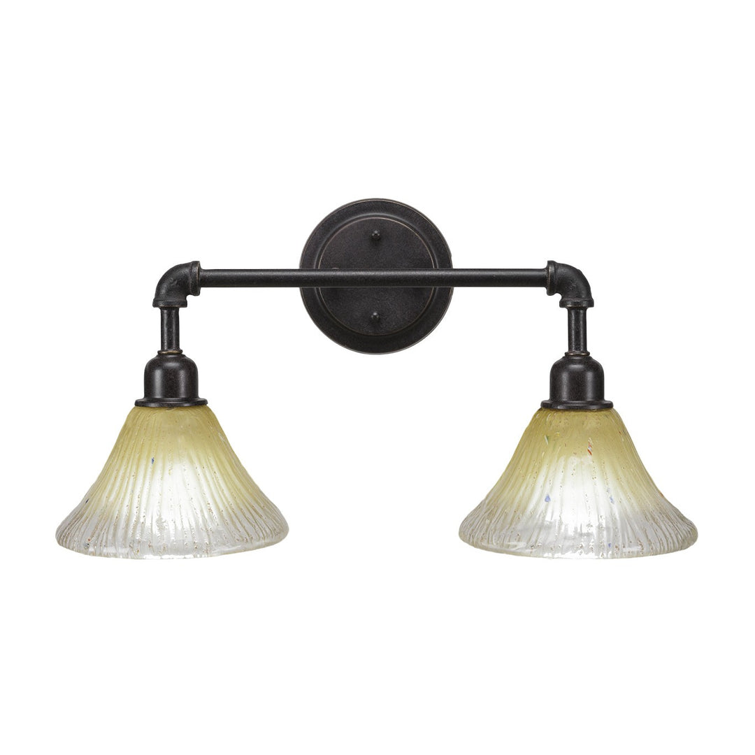 Toltec Vintage 182-dg-750 Bath Vanity Light 20 in. wide - Dark Granite