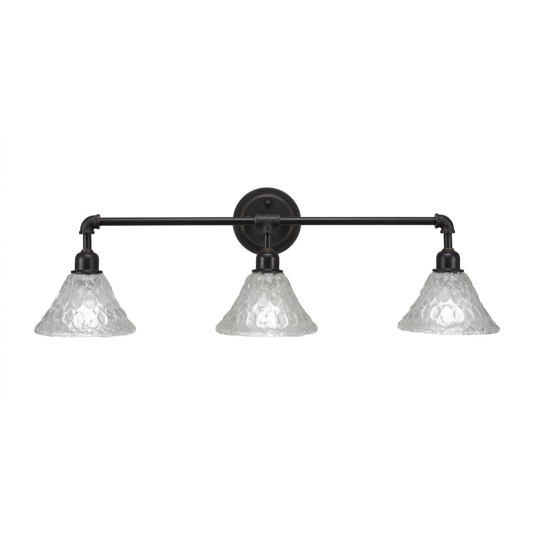 Toltec Vintage 183-dg-451 Bath Vanity Light 33 in. wide - Dark Granite