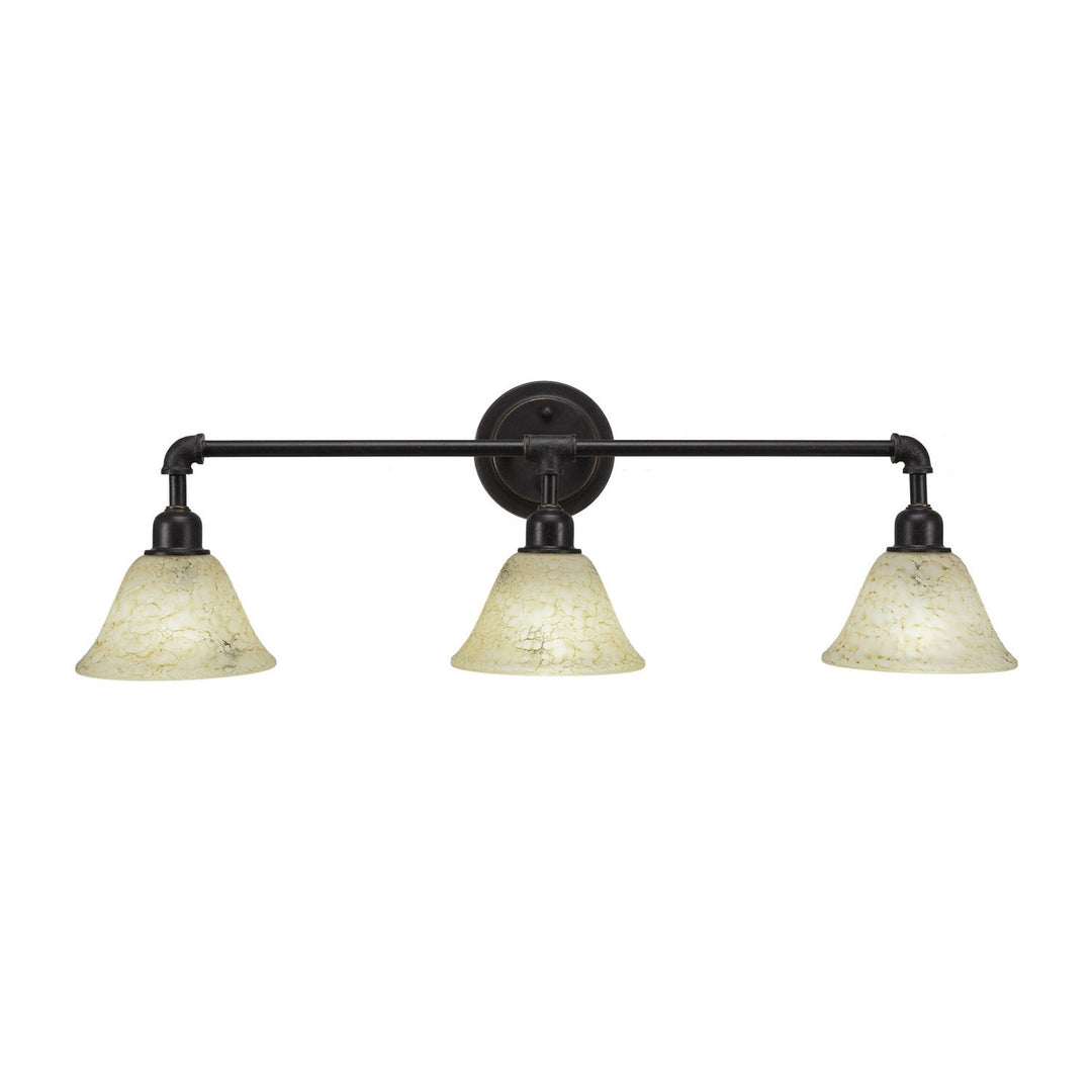 Toltec Vintage 183-dg-508 Bath Vanity Light 33 in. wide - Dark Granite