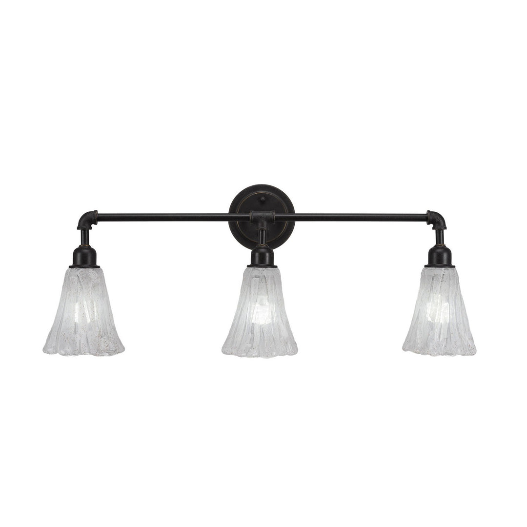 Toltec Vintage 183-dg-729 Bath Vanity Light 33 in. wide - Dark Granite