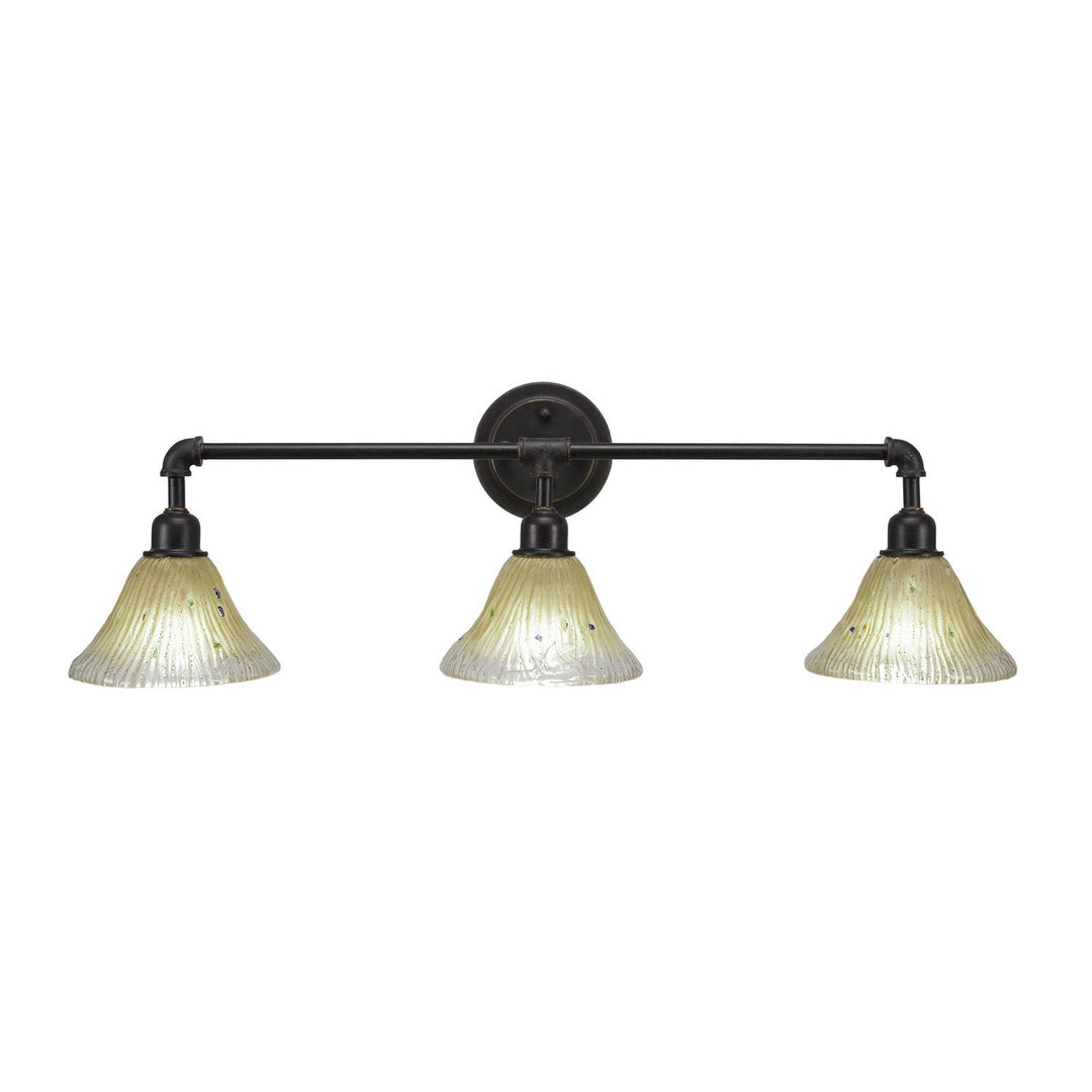 Toltec Vintage 183-dg-750 Bath Vanity Light 33 in. wide - Dark Granite