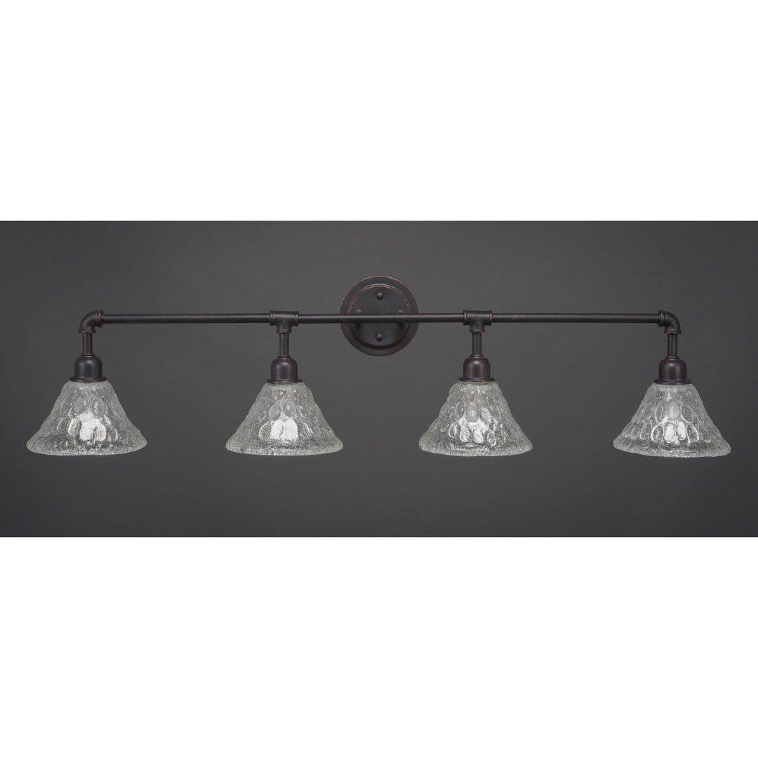 Toltec Vintage 184-dg-451 Bath Vanity Light 44 in. wide - Dark Granite