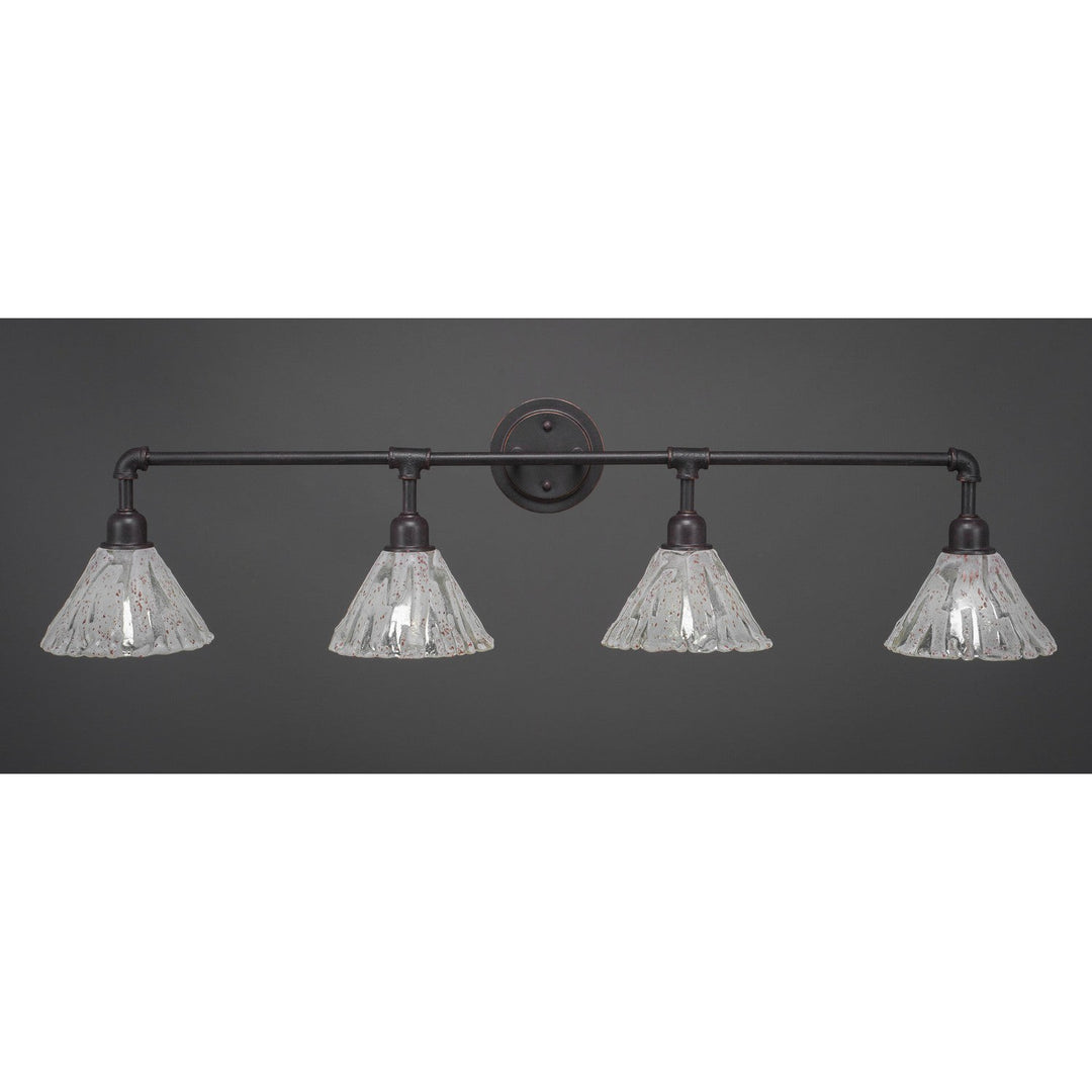 Toltec Vintage 184-dg-7195 Bath Vanity Light 44 in. wide - Dark Granite