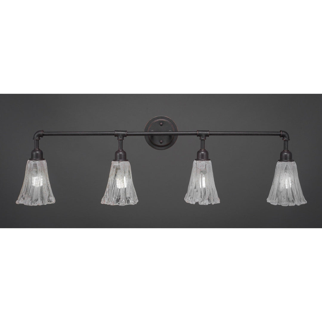 Toltec Vintage 184-dg-729 Bath Vanity Light 43 in. wide - Dark Granite