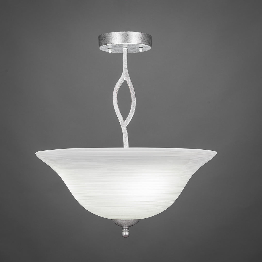 Toltec Revo 242-as-612 Ceiling Light - Aged Silver