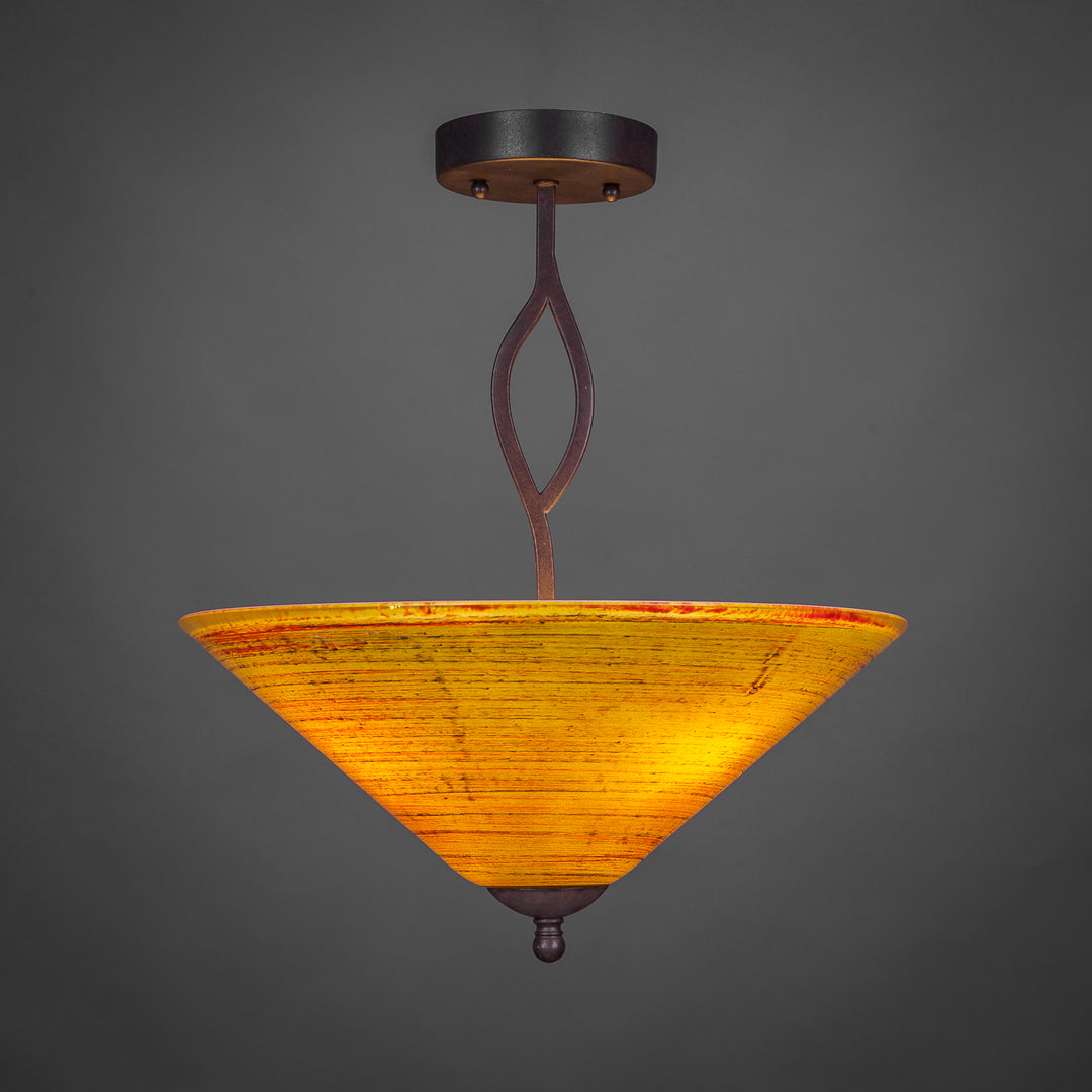 Toltec Revo 242-dg-414 Ceiling Light - Dark Granite