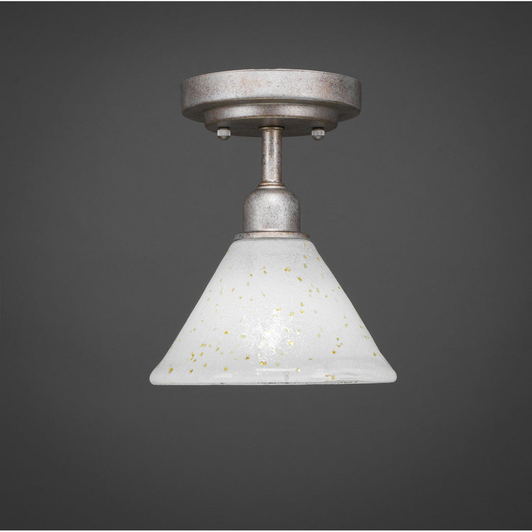 Toltec Vintage 280-as-7145 Ceiling Light - Aged Silver