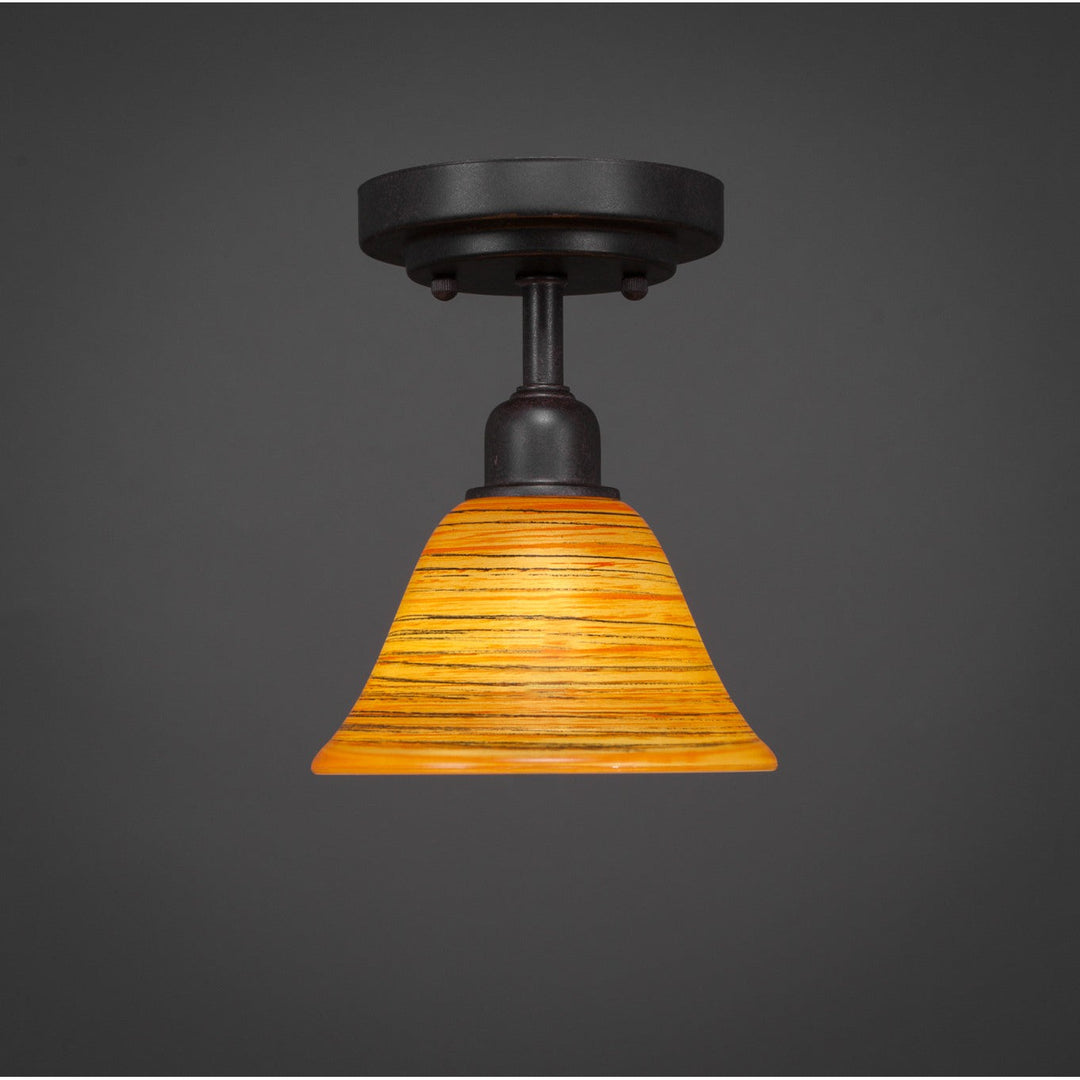 Toltec Vintage 280-dg-454 Ceiling Light - Dark Granite