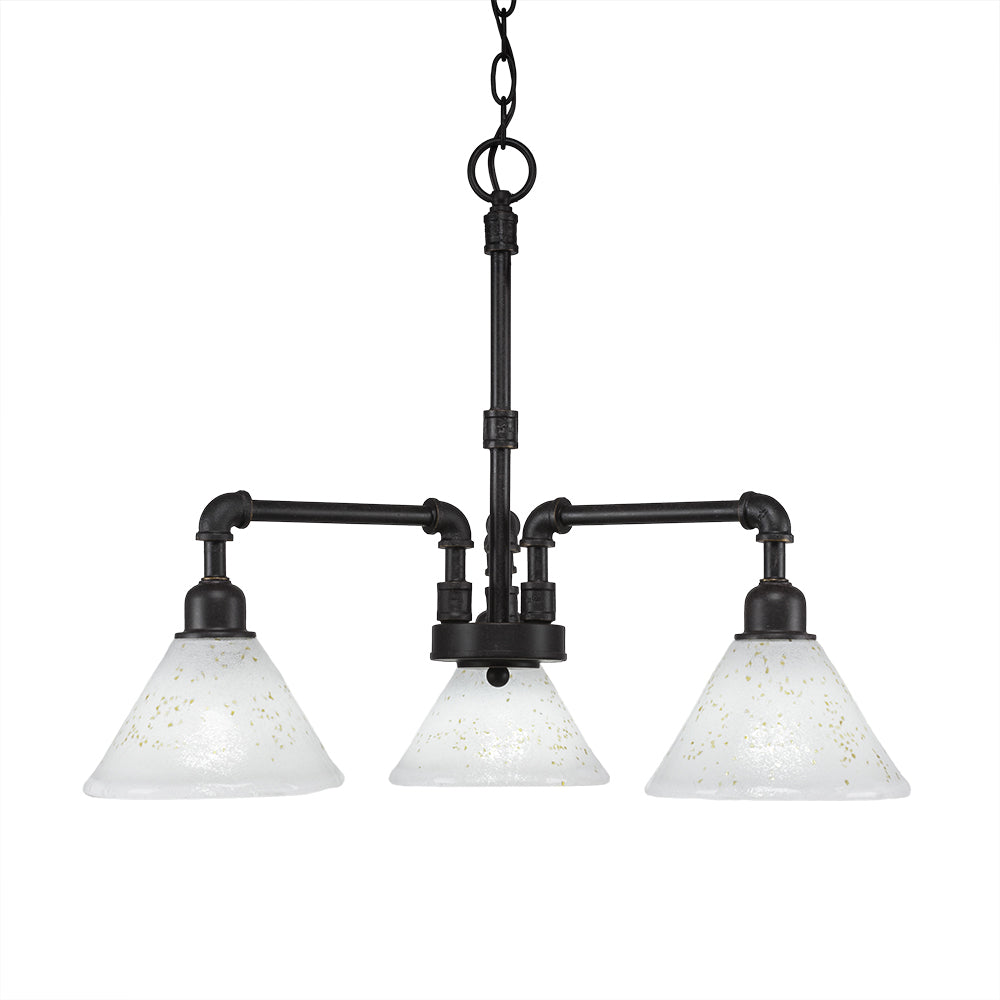 Toltec Vintage 283-dg-7145 Chandelier Light - Dark Granite