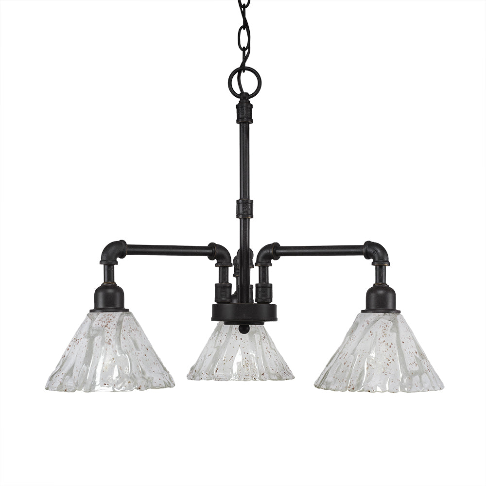 Toltec Vintage 283-dg-7195 Chandelier Light - Dark Granite