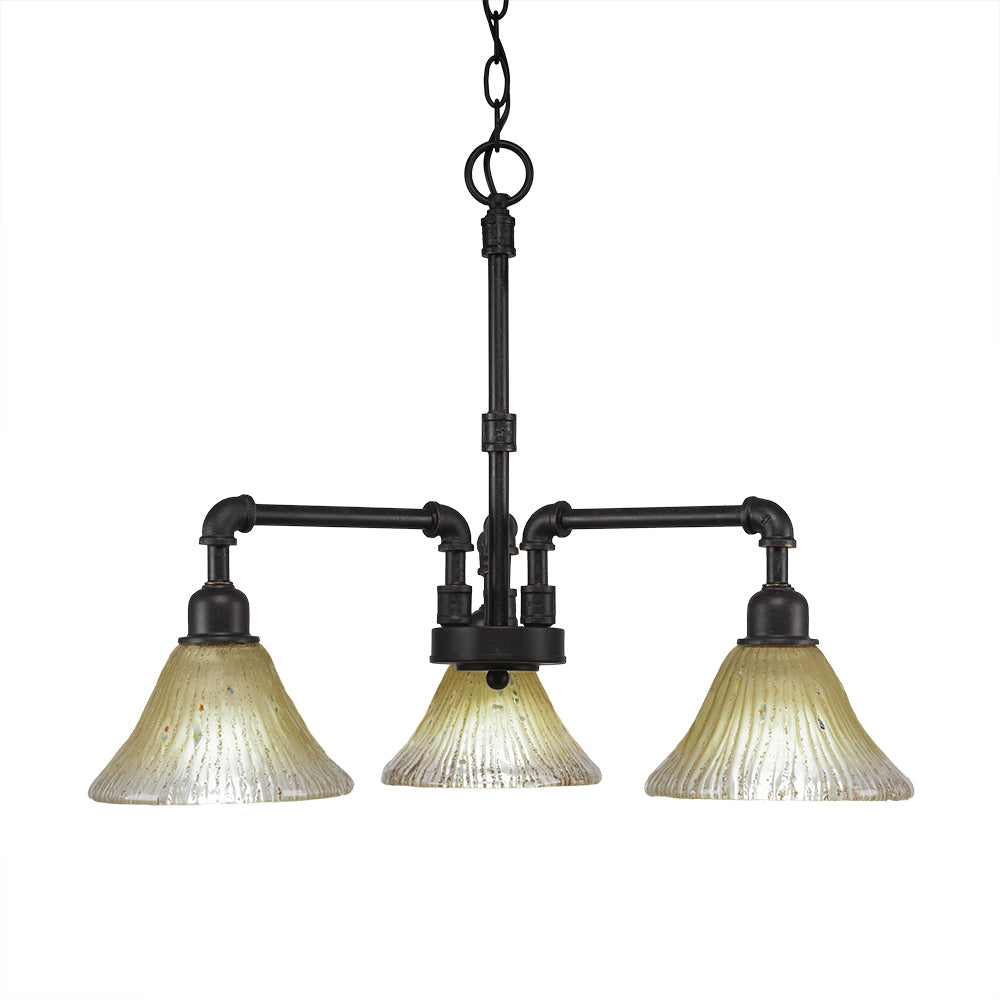 Toltec Vintage 283-dg-750 Chandelier Light - Dark Granite