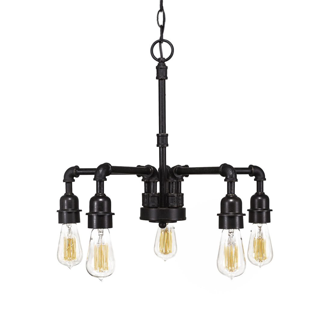 Toltec Vintage 285-dg-at18 Chandelier Light - Dark Granite