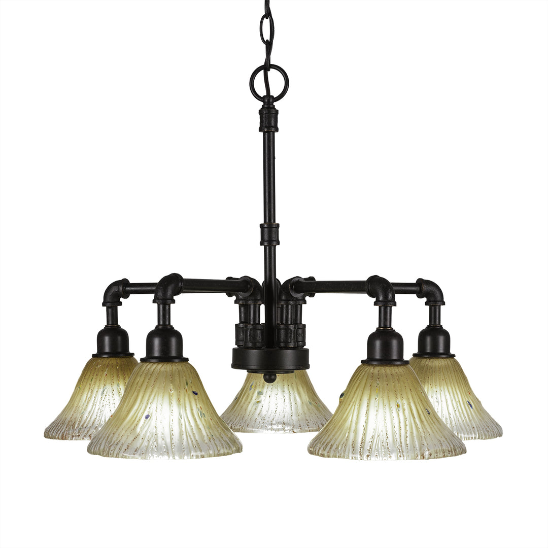 Toltec Vintage 285-dg-750 Chandelier Light - Dark Granite