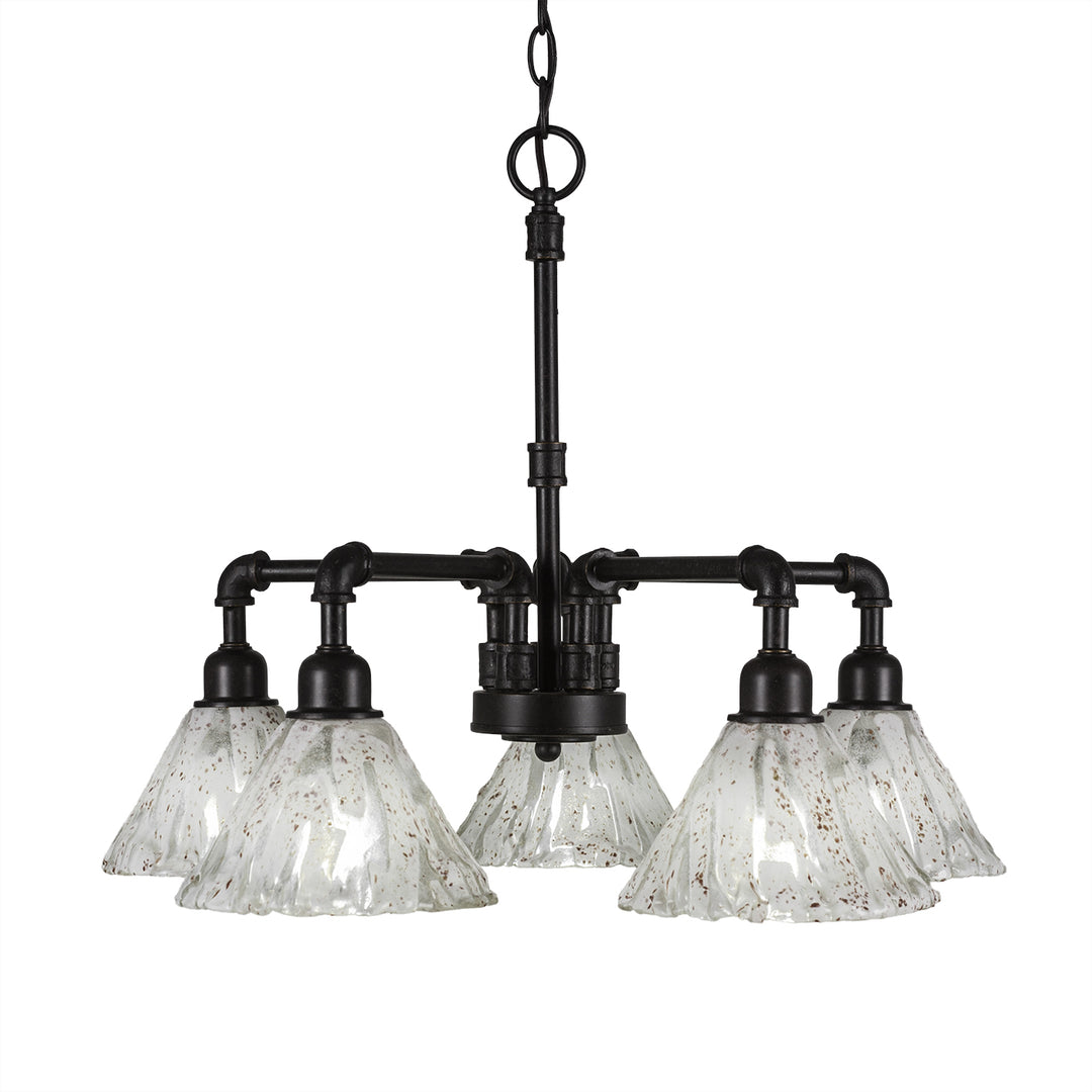 Toltec Vintage 285-dg-7195 Chandelier Light - Dark Granite