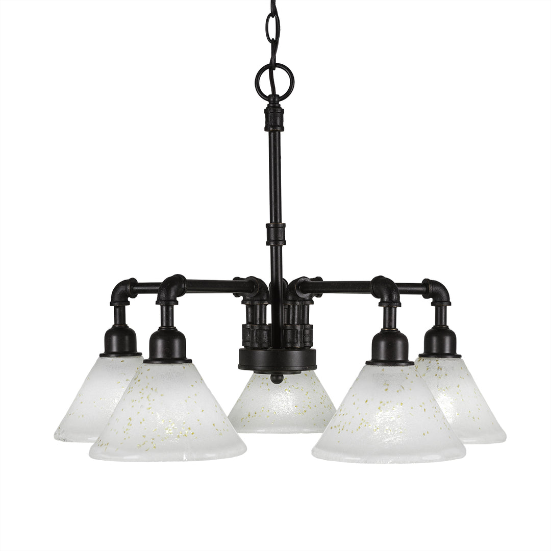 Toltec Vintage 285-dg-7145 Chandelier Light - Dark Granite