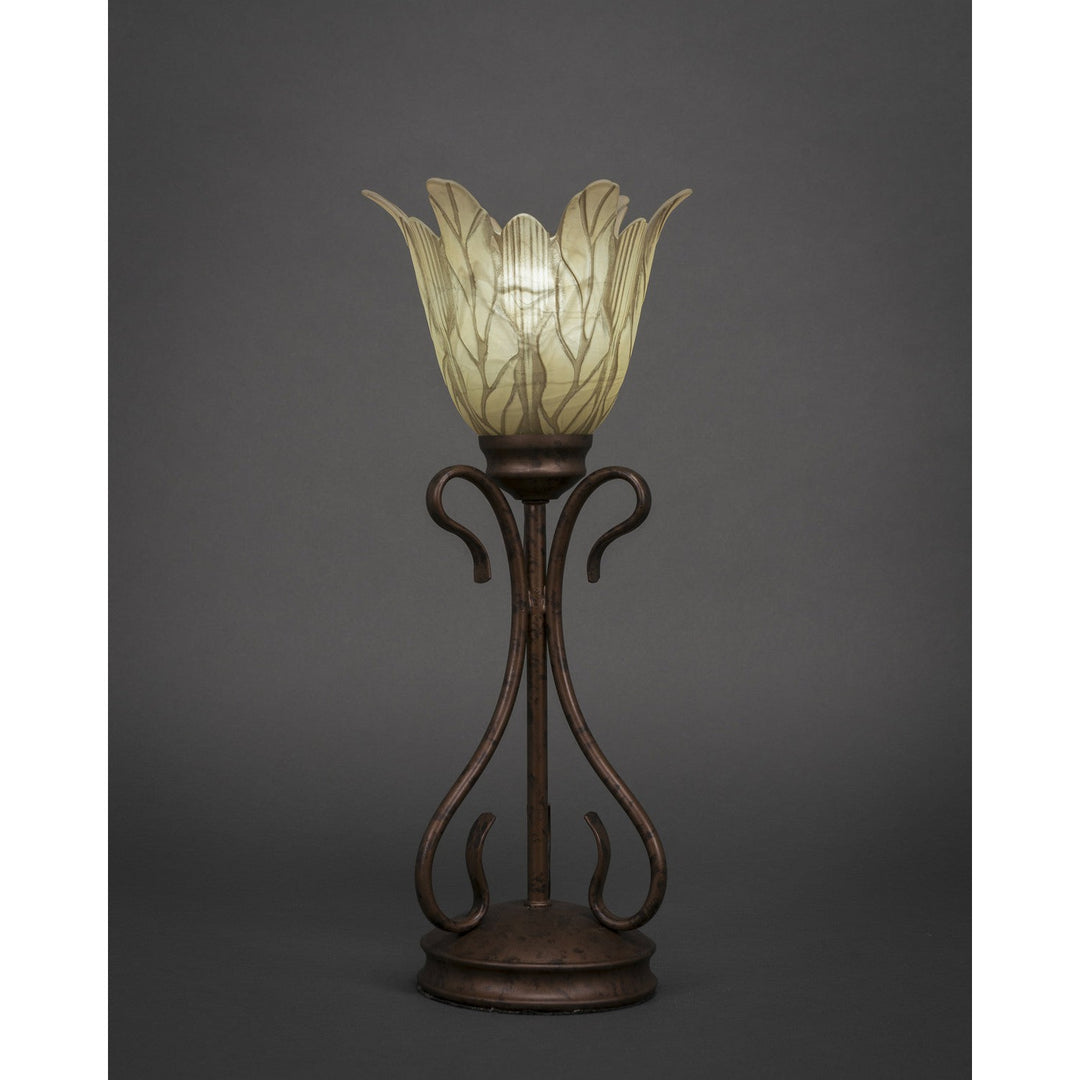 Toltec Lighting 31-BRZ-1025  Swan Lamp Bronze