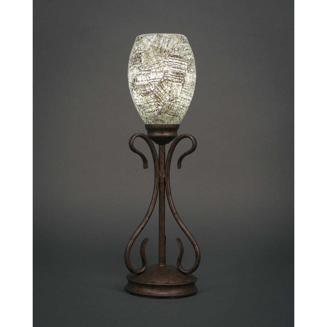 Toltec Lighting 31-BRZ-5054  Swan Lamp Bronze