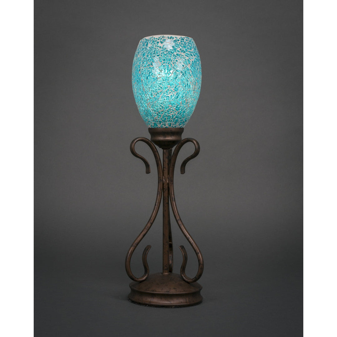 Toltec Lighting 31-BRZ-5055  Swan Lamp Bronze