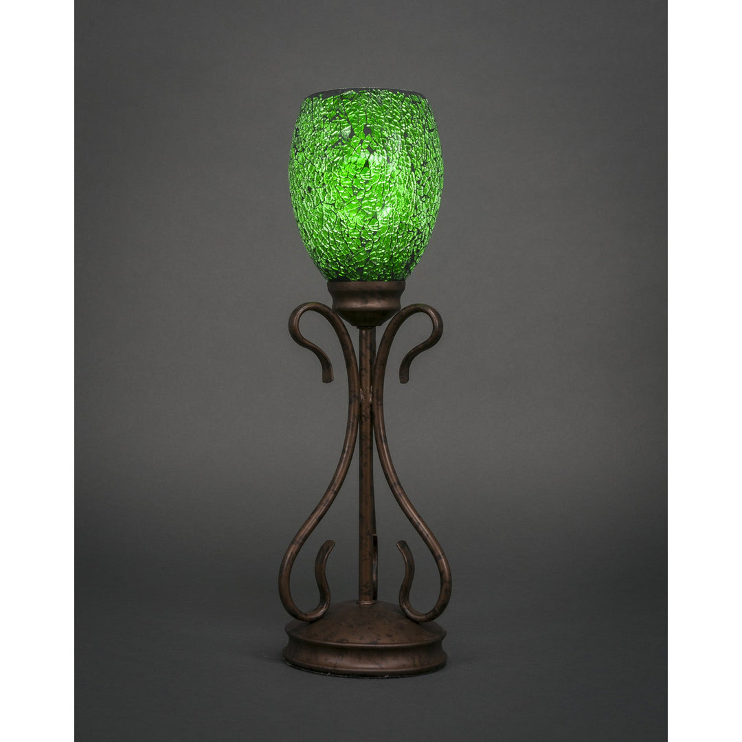 Toltec Lighting 31-BRZ-5057  Swan Lamp Bronze