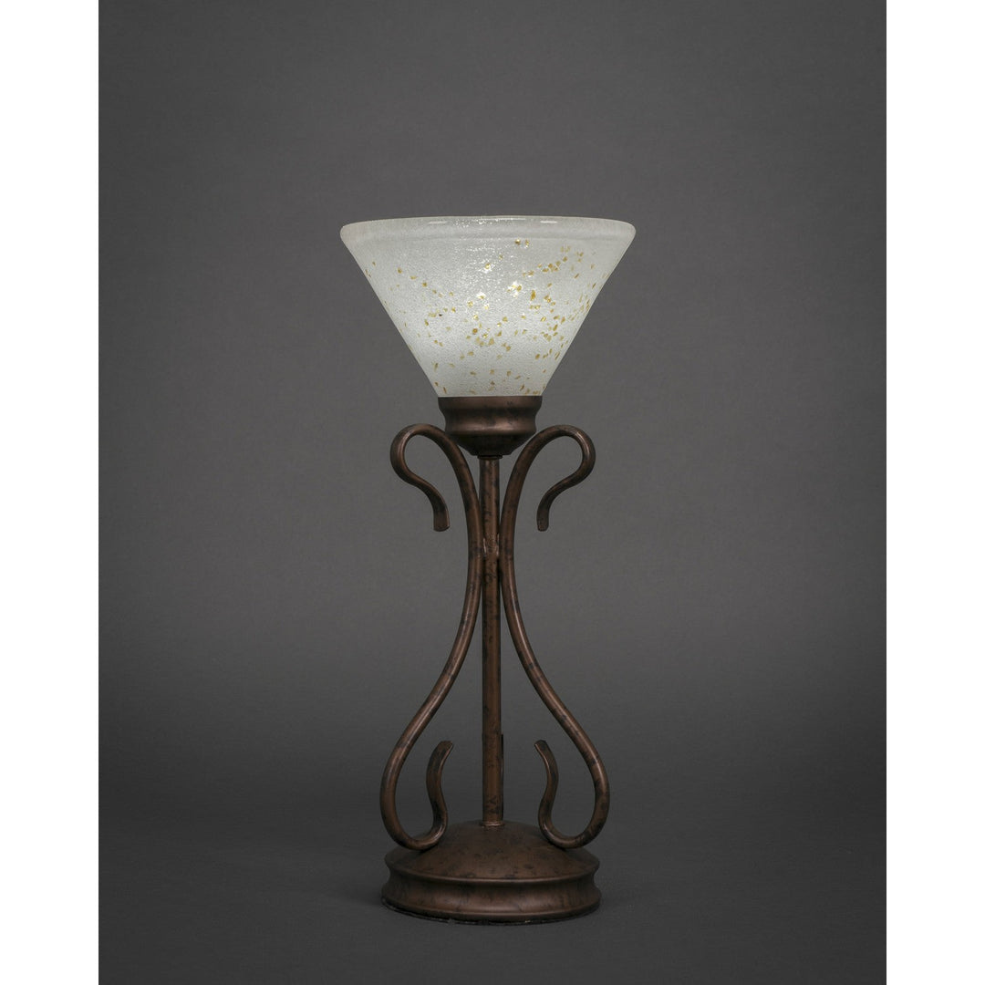 Toltec Lighting 31-BRZ-7145  Swan Lamp Bronze