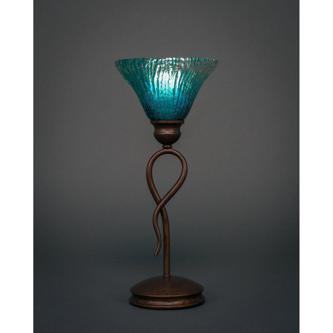 Toltec Lighting 35-BRZ-458  Leaf Lamp Bronze