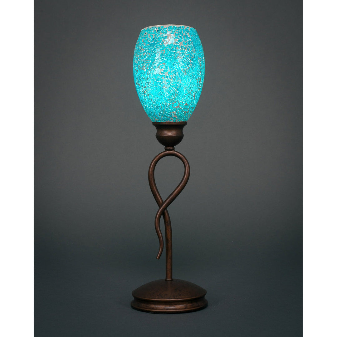 Toltec Lighting 35-BRZ-5055  Leaf Lamp Bronze